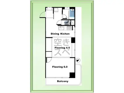 秀和豊玉レジデンス(2DK/11階)の間取り写真