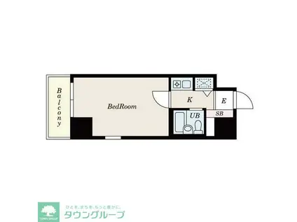 S-FORT錦糸町(1K/4階)の間取り写真