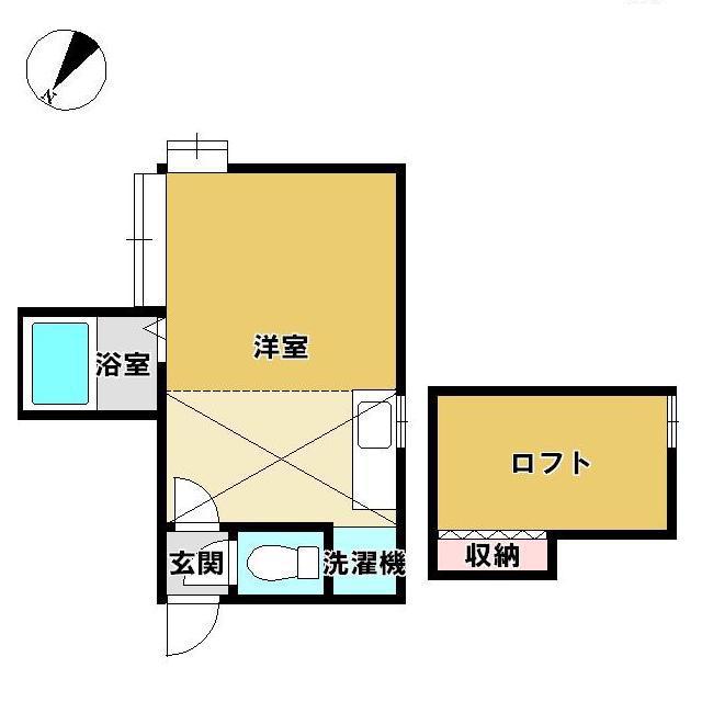 K&N新札幌(ワンルーム/3階)の間取り写真