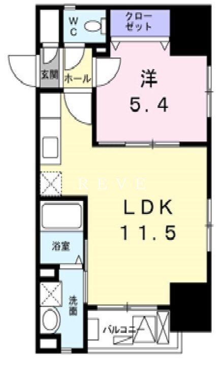 ボストーク・ネオ(1LDK/7階)の間取り写真