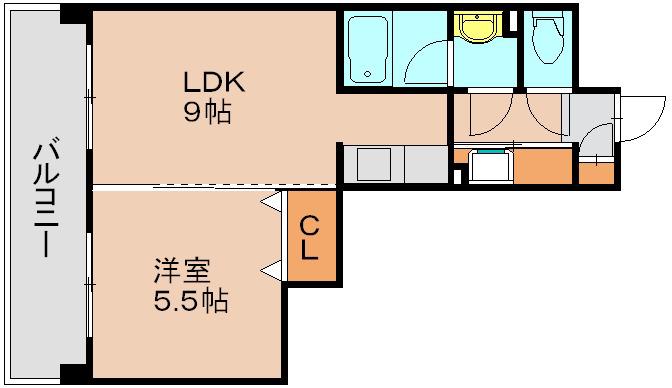 JTコニシ(1LDK/6階)の間取り写真