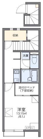 レオネクストYANNO3(1K/2階)の間取り写真