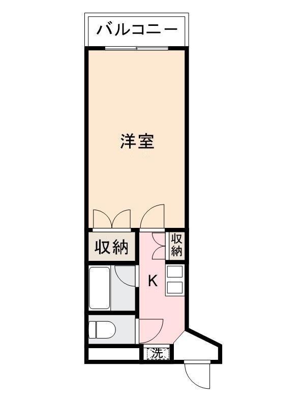 ファーイーストIIビル(1K/3階)の間取り写真