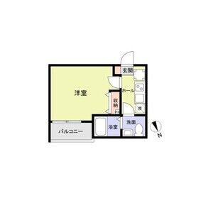 レイズ志木(1K/3階)の間取り写真