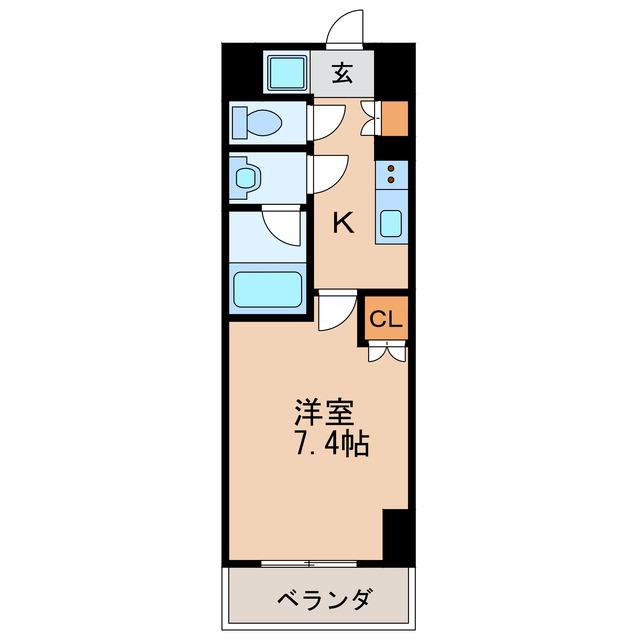 リヴシティ栄弐番館(1K/10階)の間取り写真