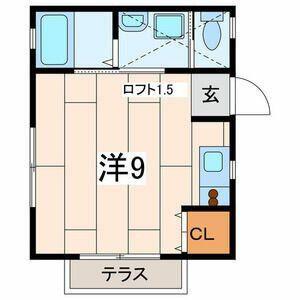 リヴィエール(ワンルーム/1階)の間取り写真