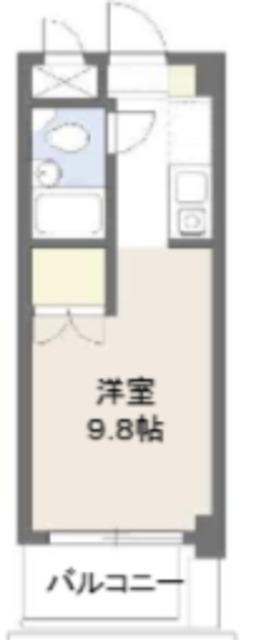 AQUAレジデンス京王八王子駅前 第68(ワンルーム/7階)の間取り写真