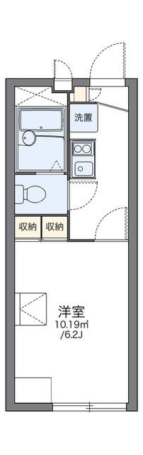 レオパレス潮音(1K/2階)の間取り写真