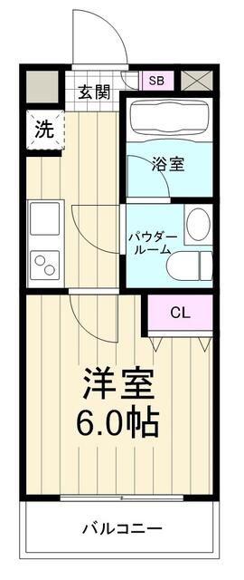 AZESTお花茶屋IV(1K/2階)の間取り写真