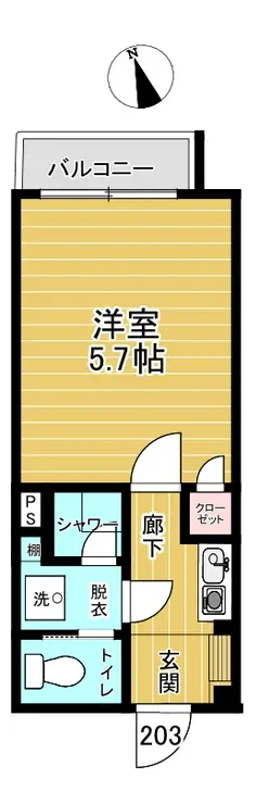 ブルックリッスン 2階階 間取り