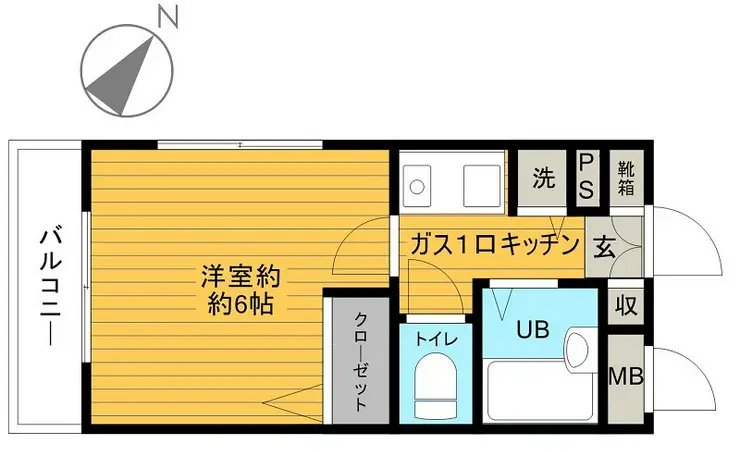 フェニックス文京千石 1階階 間取り