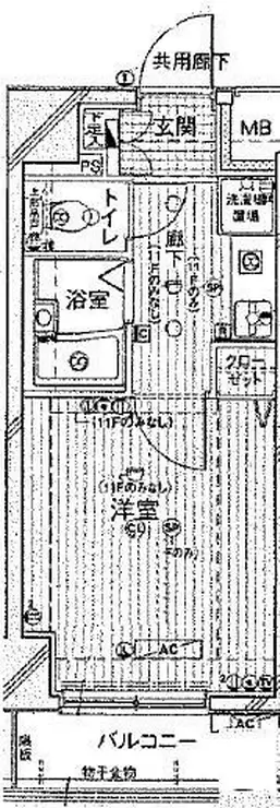 プレール月島RIVAGE 2階階 間取り