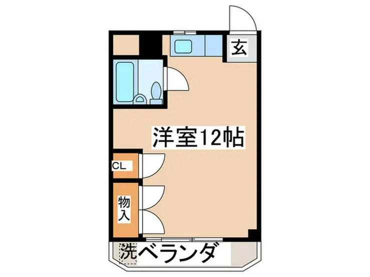 マンションアイダ 5階階 間取り