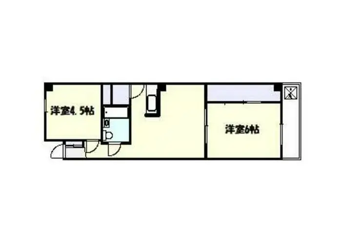 マンションシルビア 3階階 間取り