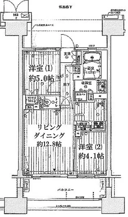 晴海テラス 19階階 間取り