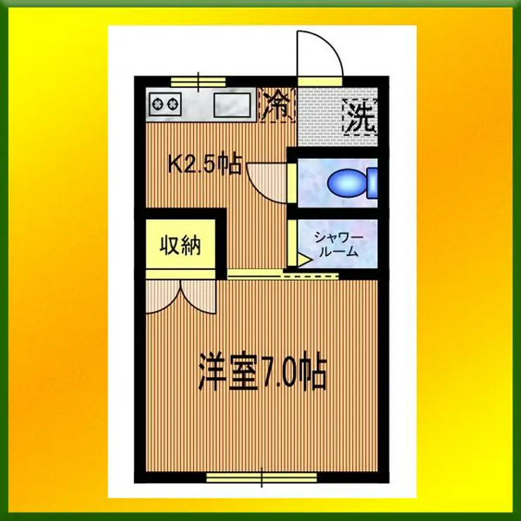 パティオミハス 2階階 間取り