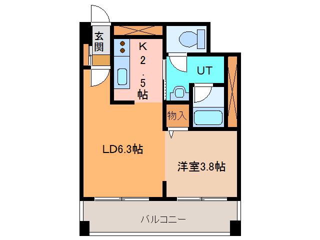 セフィーラトキア(1LDK/3階)の間取り写真