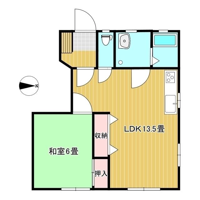コーポミュレット(1LDK/1階)の間取り写真