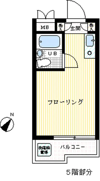 アマドリア豪徳寺 5階階 間取り
