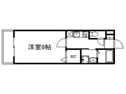 サクシード伏見駅南(1K/4階)の間取り写真