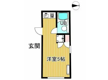 フォルトゥーナ荻窪(1K/1階)の間取り写真