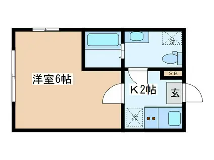 T-MAISON(1K/1階)の間取り写真