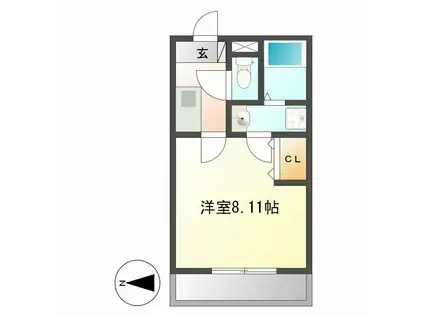 リブレア桜台(1K/1階)の間取り写真