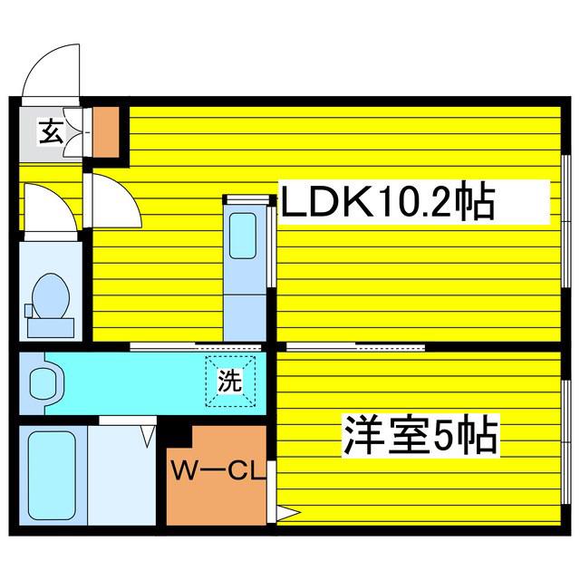レアル オリ カーサ(1LDK/3階)の間取り写真