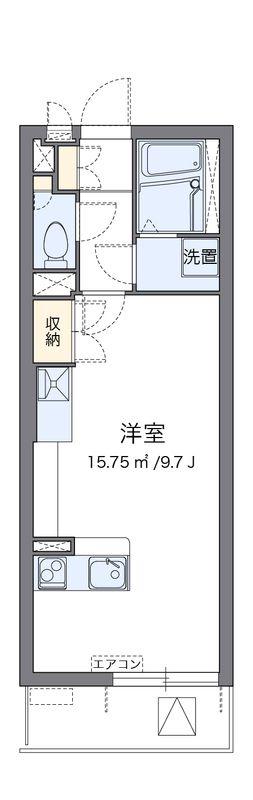 ミランダパークヒルズ妙蓮寺(ワンルーム/3階)の間取り写真