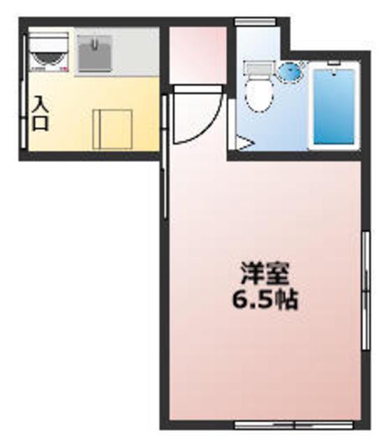 森ハウス(ワンルーム/2階)の間取り写真