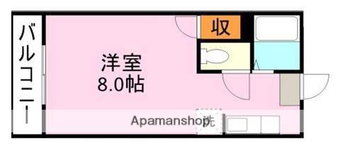 アビターレ新屋敷(ワンルーム/4階)の間取り写真