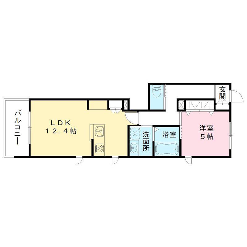 LA MER DE DAISHI(1LDK/4階)の間取り写真