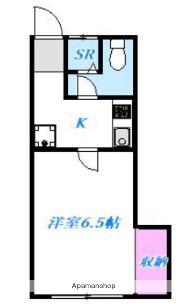 UK HOUSE(1K/1階)の間取り写真