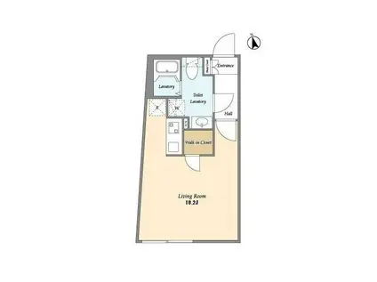 T´S GARDEN西小山(ワンルーム/2階)の間取り写真