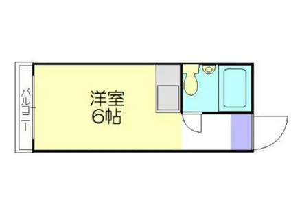 フォーサイト田島RENATUS(ワンルーム/1階)の間取り写真