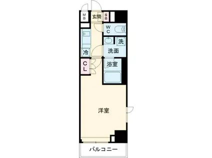 ルーブル板橋東新町弐番館(1K/3階)の間取り写真