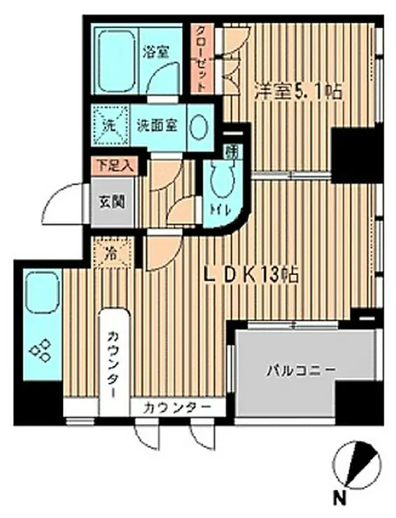 メゾンド日本橋三越前 5階階 間取り