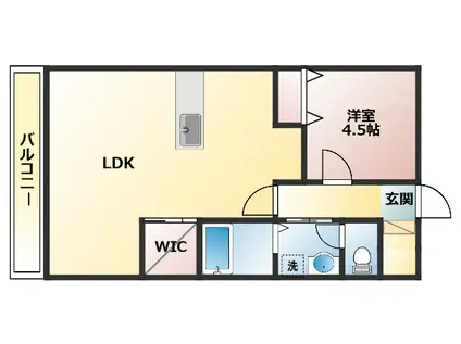 第3サンヨーマンション(1LDK/6階)の間取り写真