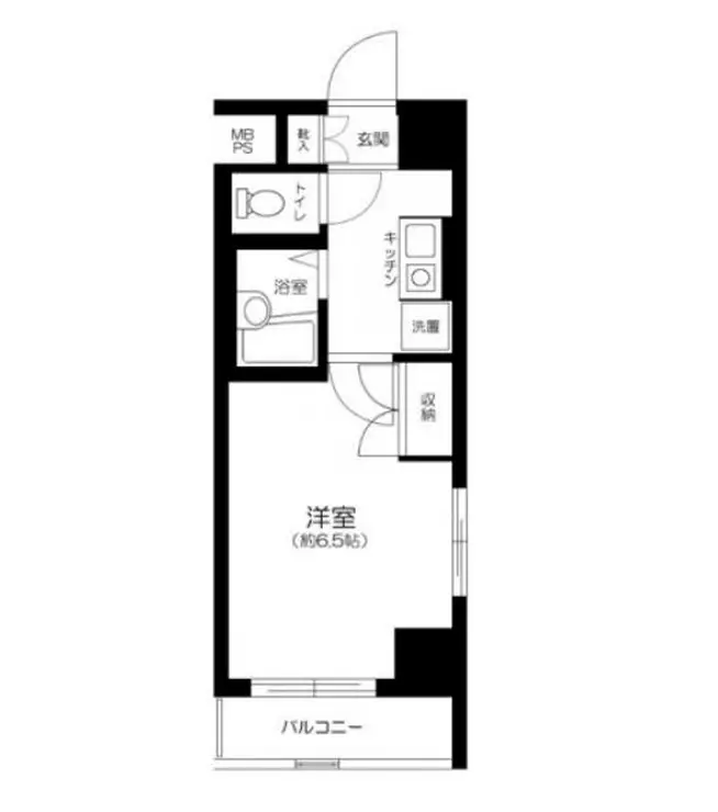 メインステージ目黒南 5階階 間取り