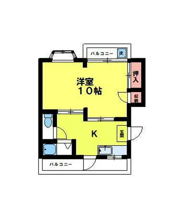 TAKUビル 4階階 間取り