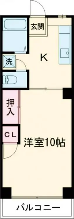 グリーンマンション 3階階 間取り