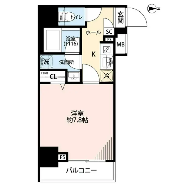 プレール・ドゥーク住吉駅前 2階階 間取り