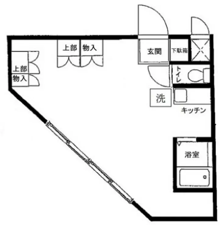 マック千束コート 1階階 間取り