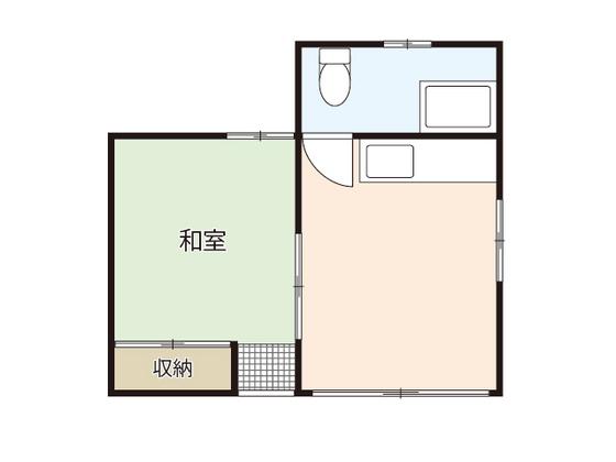 レジデンス西十日市(1DK/6階)の間取り写真