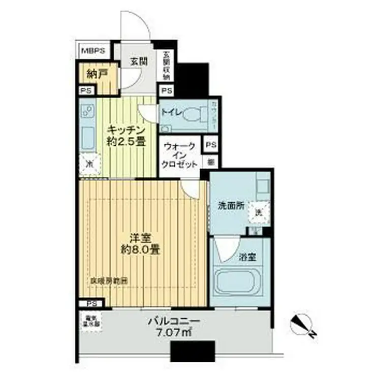ライオンズシティ東京タイムズプレイス 4階階 間取り