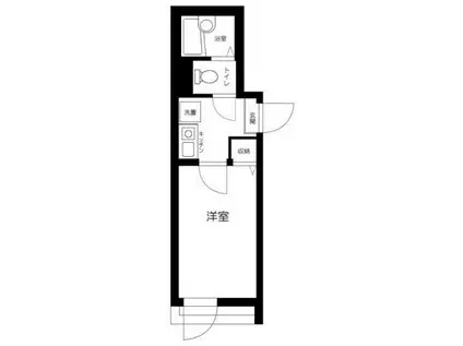 APT西新井(1K/1階)の間取り写真