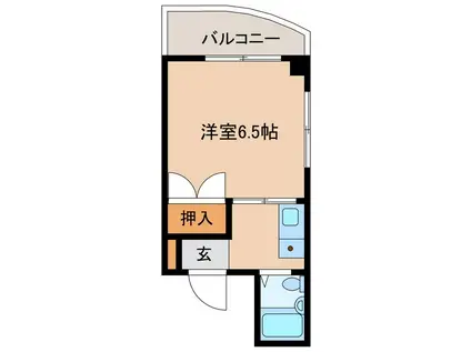 シティ・スケープ・ミズノ(1K/4階)の間取り写真