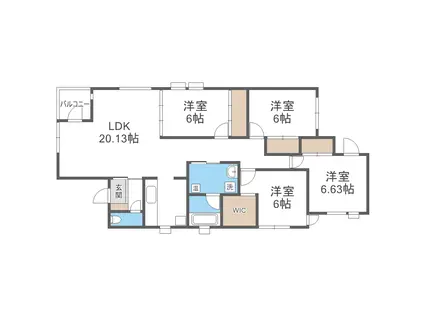 MALIE FUJIーマーリエ フジー(4LDK/1階)の間取り写真