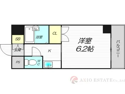 YSハイム(1K/3階)の間取り写真