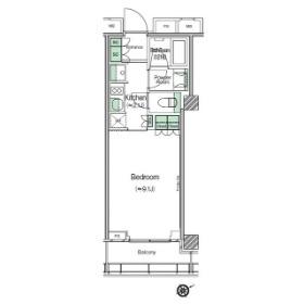 SHIBUYACAST. APARTMENT(1K/15階)の間取り写真